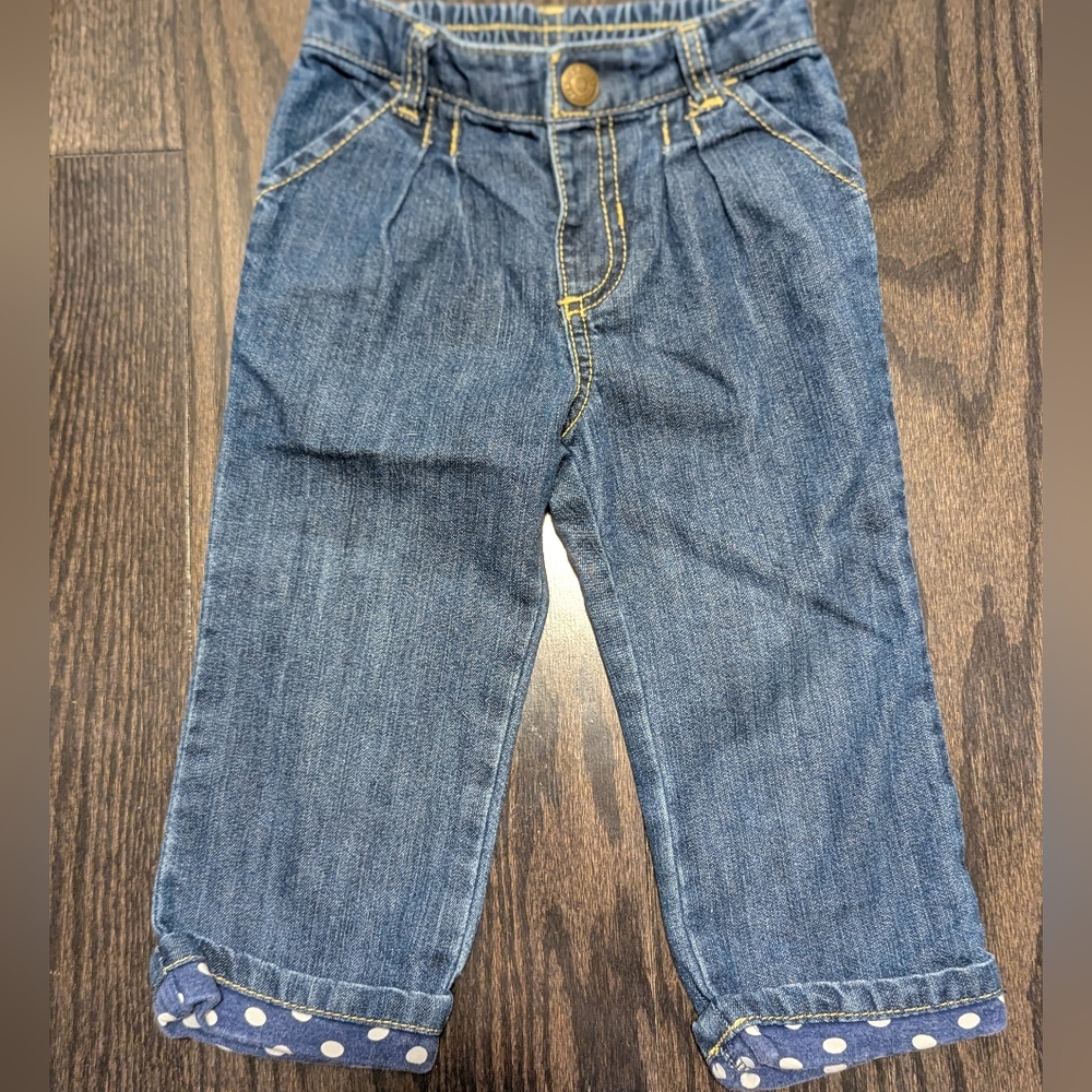 5/$35 Old Navy Baby Jeans • Elastic Waist • Size 18–24M